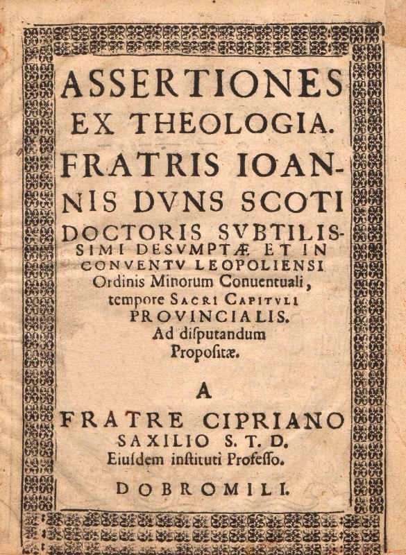 Assertiones ex theologia