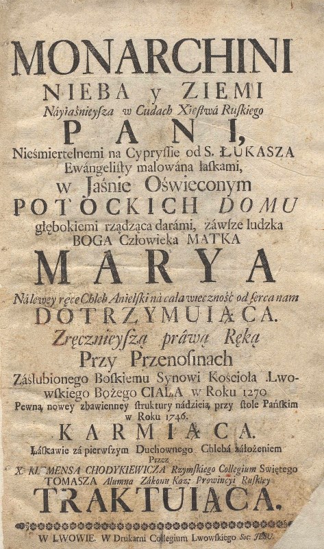 Monarchini nieba y ziemi Nayiaśnieysza w cudach Księstwa Ruskiego
